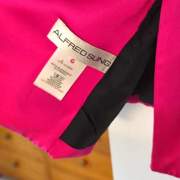 Vintage 80's Alfred Sung Satin Suit - Picture 3 of 10